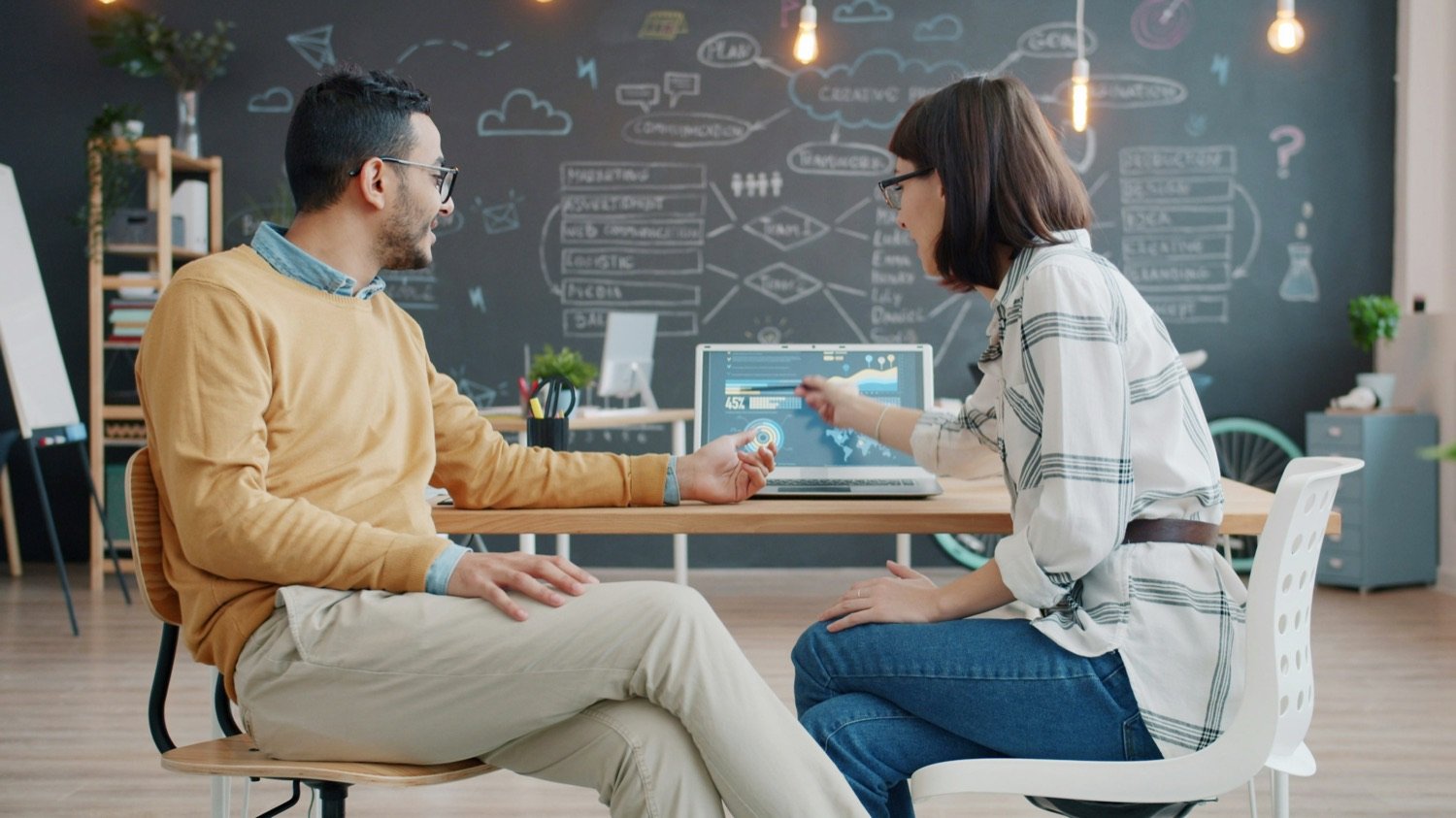 A small-business owner making a strong first impression