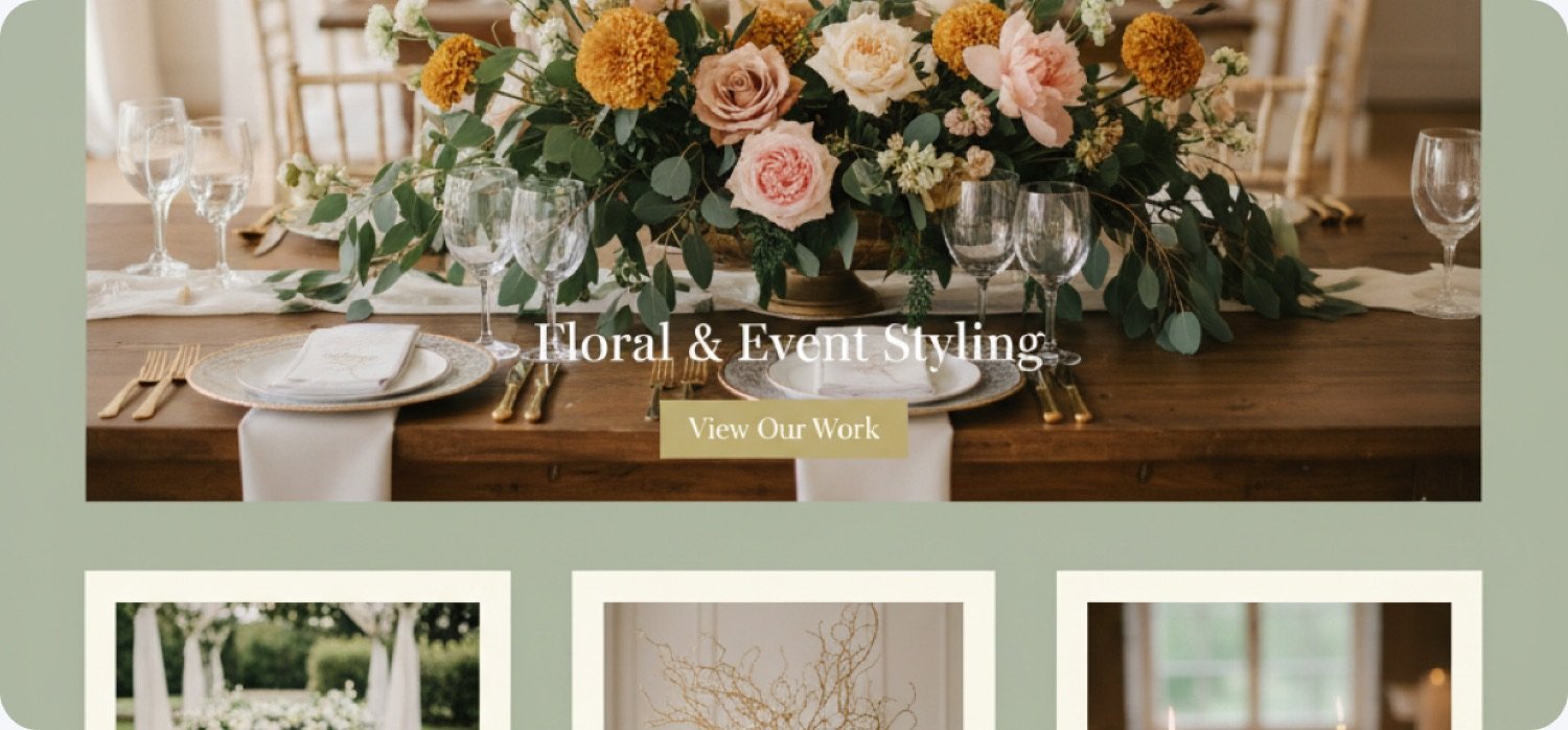 After — the new First Brick Marigold Studio site