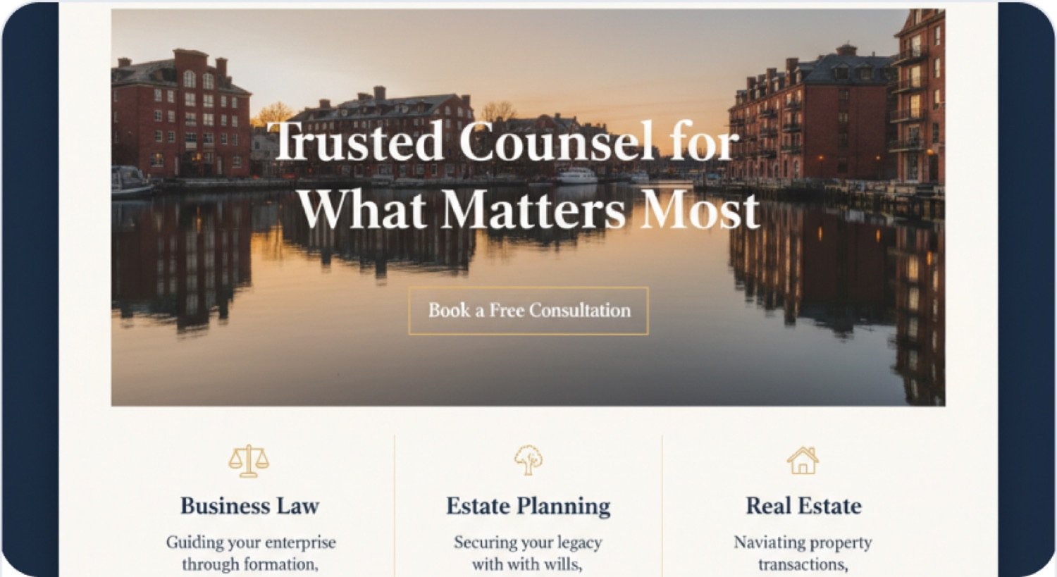 Harbor & Co. Law — new First Brick website